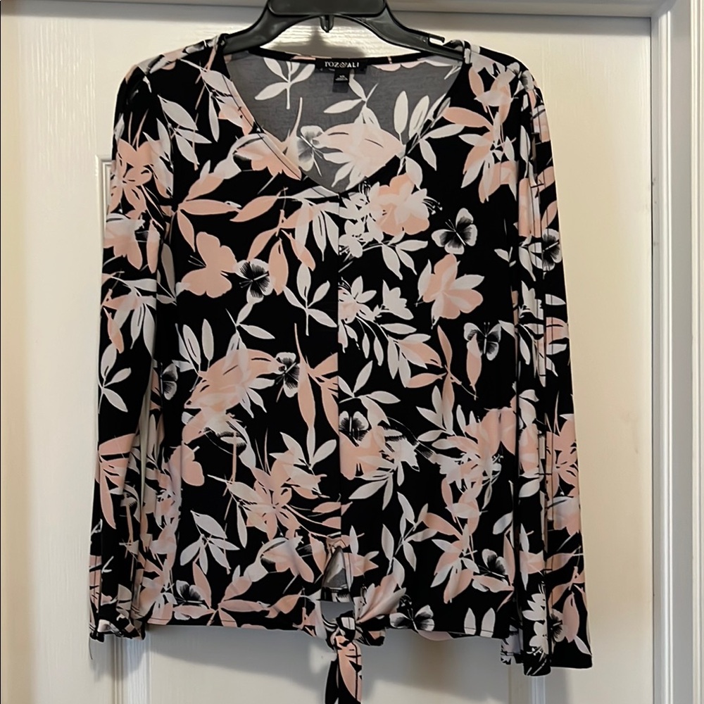 Split shoulder blouse